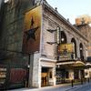 'Hamilton: An American Musical' at the Richard Rodgers Theatre is closed during Covid-19 lockdown, Wednesday, May 13, 2020, in New York. 