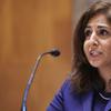Neera Tanden testifies before the Senate Homeland Security and Government Affairs committee on her nomination to become the Director of the Office of Management and Budget (OMB), during a hearing.