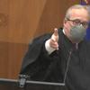 In this screen grab from video, Hennepin County Judge Peter Cahill presides over jury selection, Tuesday, March 23, 2021, in the trial of former Minneapolis police officer Derek Chauvin.