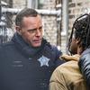 In this image released by NBC, Jason Beghe portrays Hank Voight, left, in a scene from the crime series 'Chicago PD.' 