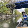 Victoria Toro of the Bronx River Alliance pilots a canoe in the Bronx River