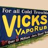  A vintage ad for Vicks VapoRub reads, “For all Cold Troubles, Vicks VapoRub. Now Over 21 Million Jars Used Yearly.”