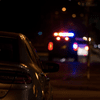 A stock photo of police lights. 
