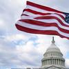 The U.S. Flag flies at the Capitol in Washington, Monday, Feb. 6, 2023.