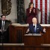President Joe Biden delivers the State of the Union address to a joint session of Congress at the U.S. Capitol, Tuesday, Feb. 7, 2023, in Washington.