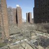 The New York City Housing Authority's John Haynes Holmes Towers are shown, Thursday, April 4, 2019, in New York