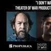 Theater of War performers Bill Camp, Oscar Isaac, and Kathryn Erbe