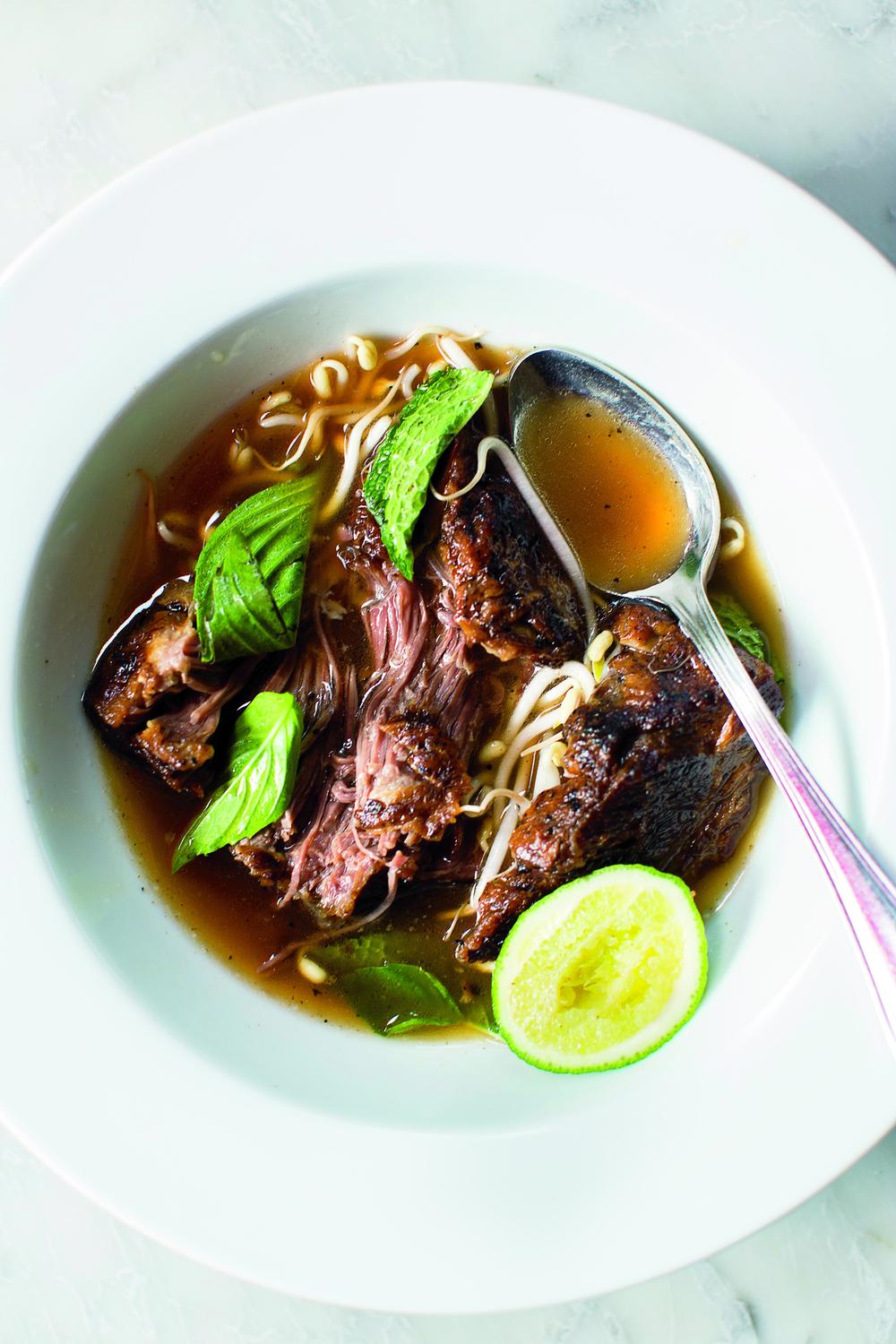 Recipe Gabrielle Hamilton's Beef Short Ribs Braised in Pho Broth with