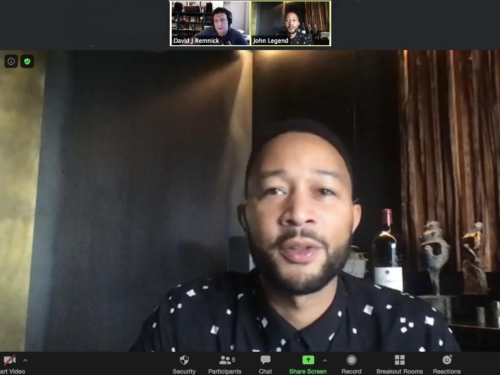 John Legend Live From Home The New Yorker Radio Hour Wnyc Studios