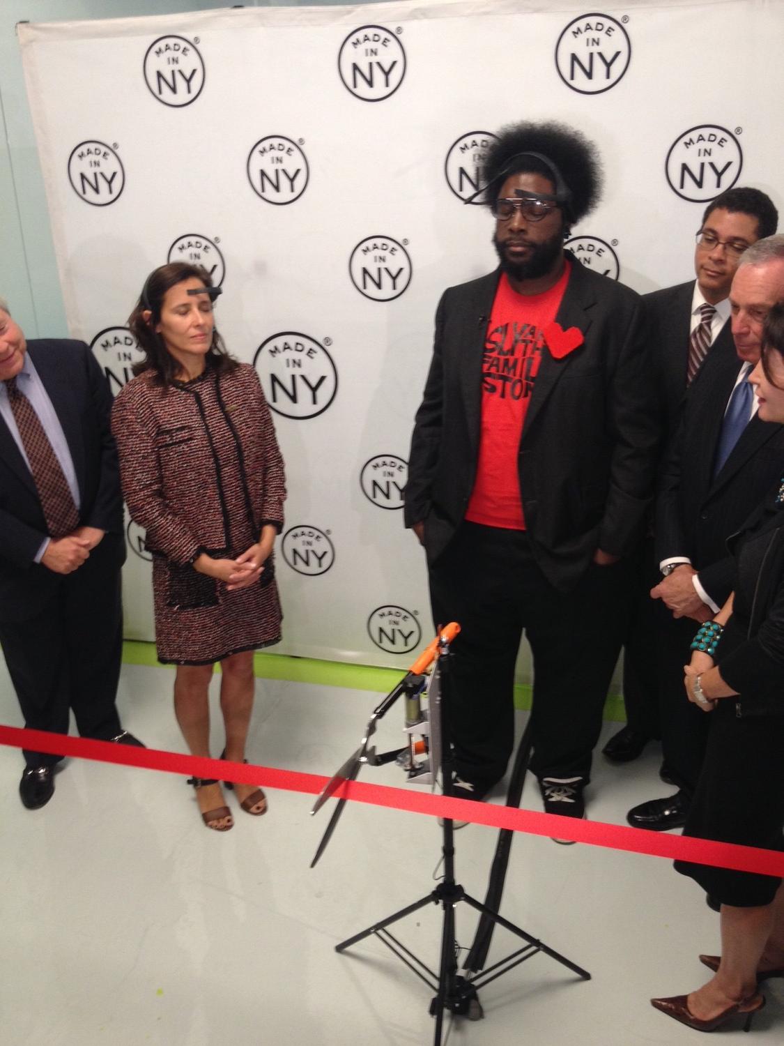  Questlove  Joins Mayor Bloomberg to Launch Made in New York 