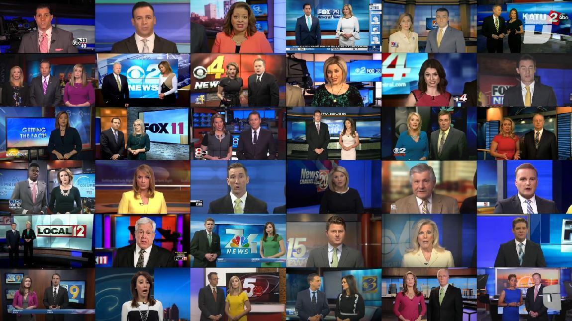 TV News Anchors Speaking From the Heart — Uh, TelePrompter