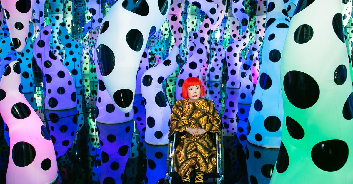 KUSAMA 絵画 YAYOI KUSAMA 