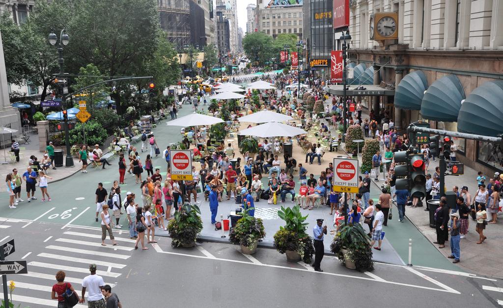 Remove Pedestrian Plazas? GOP Candidates Say Maybe So