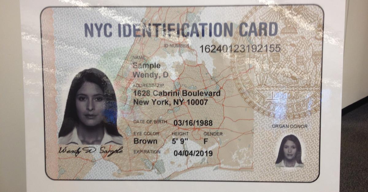 Is Nyc Identification Card A State Id
