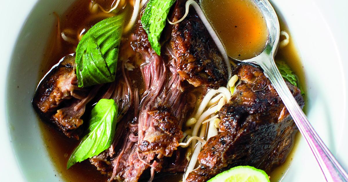 Recipe Gabrielle Hamilton's Beef Short Ribs Braised in Pho Broth with
