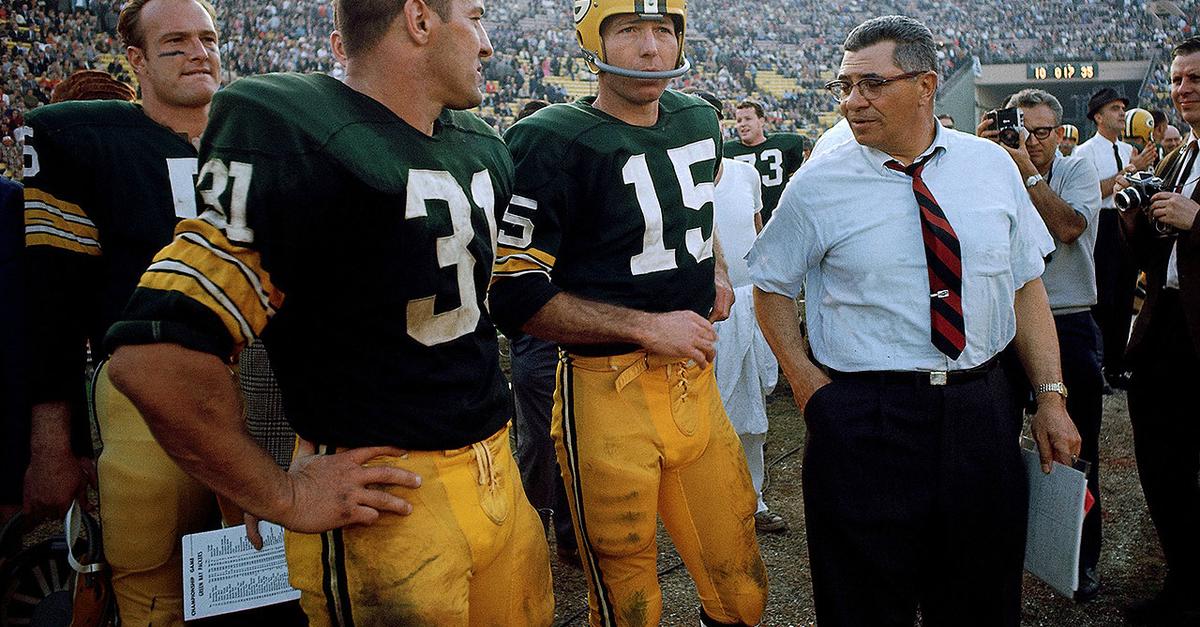 Vince Lombardi Head Coach of the Green Bay Packers.