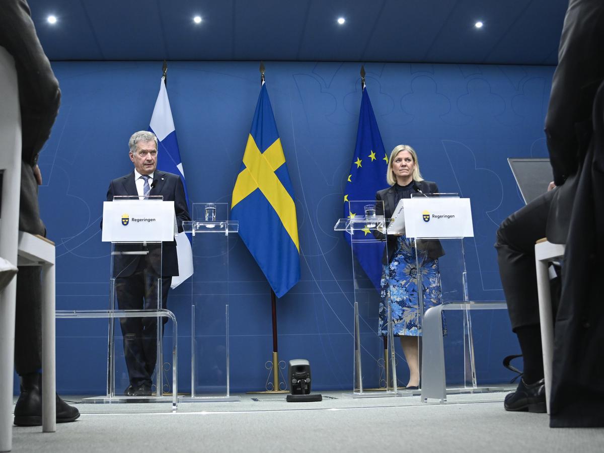 Finland And Sweden Formally Submit Nato Membership Applications Wnyc New York Public Radio