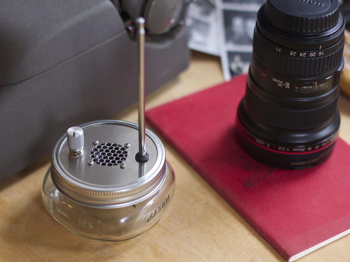 Innovation A Mason Jar Radio With One Station Only WNYC New York