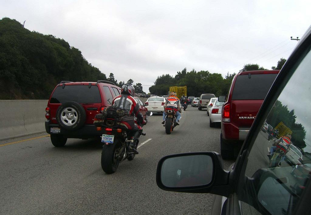 study-says-motorcycle-lane-splitting-is-safe-wnyc-new-york-public