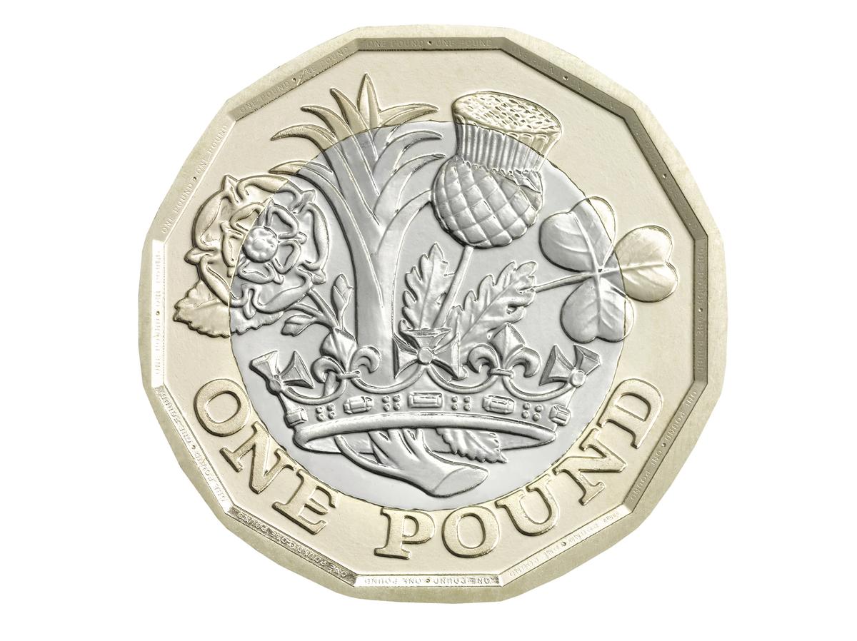 The Royal Mint in the U.K. has unveiled a new 1-pound coin that it says wil...