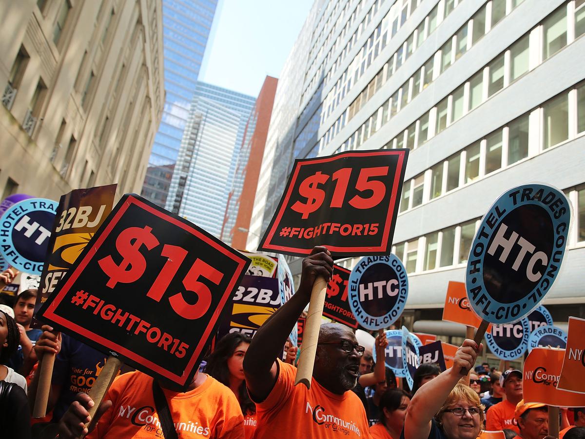 FastFood Workers Cheer As 15 Minimum Wage Advances In New York State