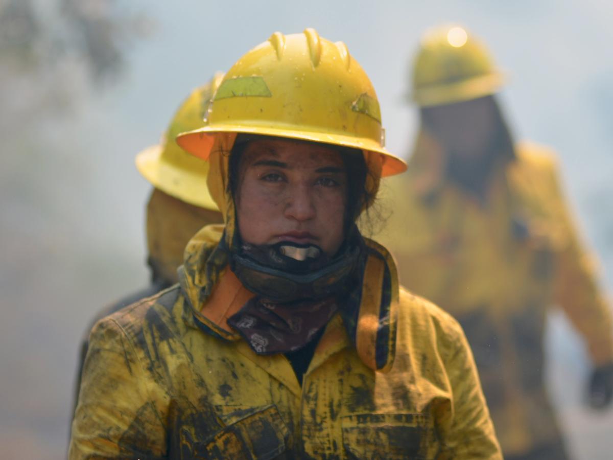 Working on fire