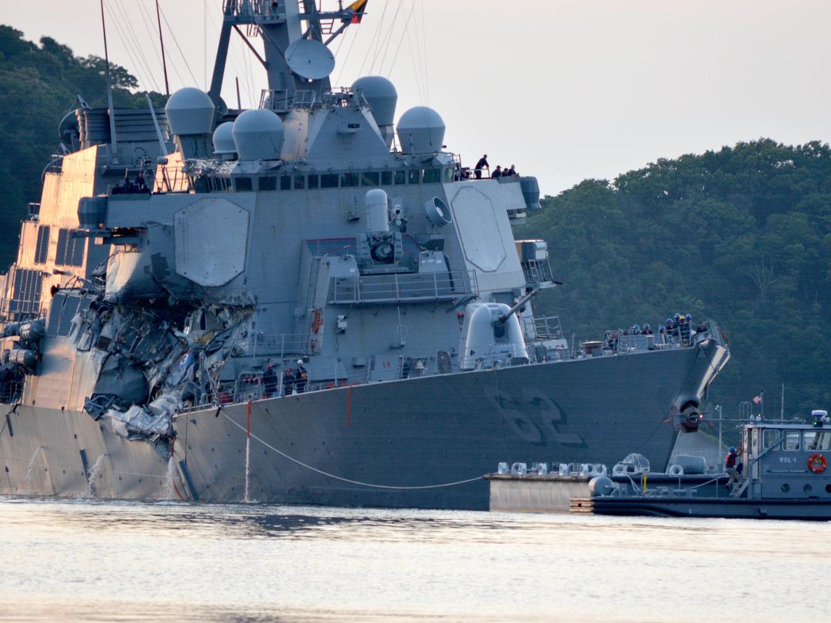 'A Number Of' U.S. Sailors Found Dead After Navy Destroyer's Collision
