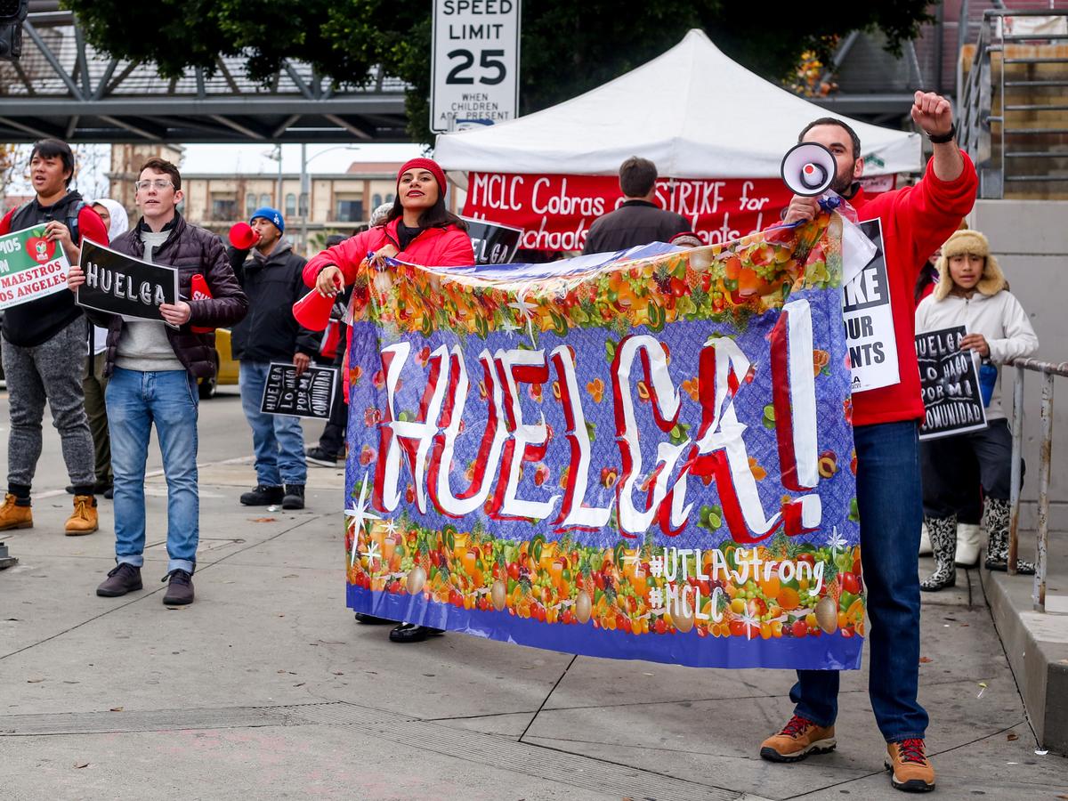 LA Teachers Strike Spanish Speaking Parents May Be At A Disadvantage