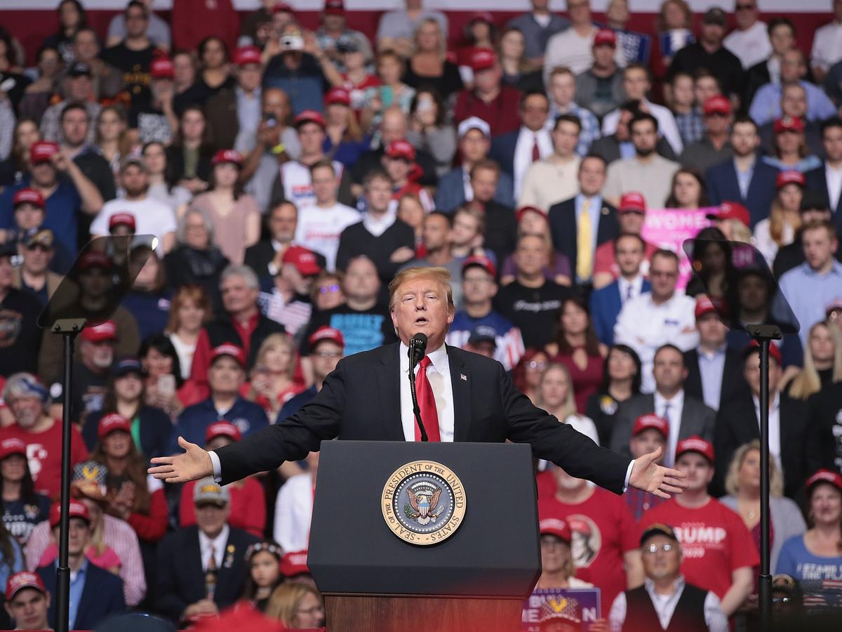 Trump Takes A PostMueller Victory Lap At Michigan Rally WNYC New