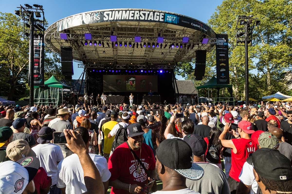 Grandmaster Flash, Kid Capri, DJ Nyla at Central Park SummerStage Gig