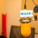 WQXR mic in the studio