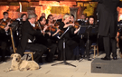 A dog wandered into a performance by the Vienna Chamber Orchestra.