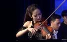 Violinist Bomsori Kim and accompanist ChangYoung Shin