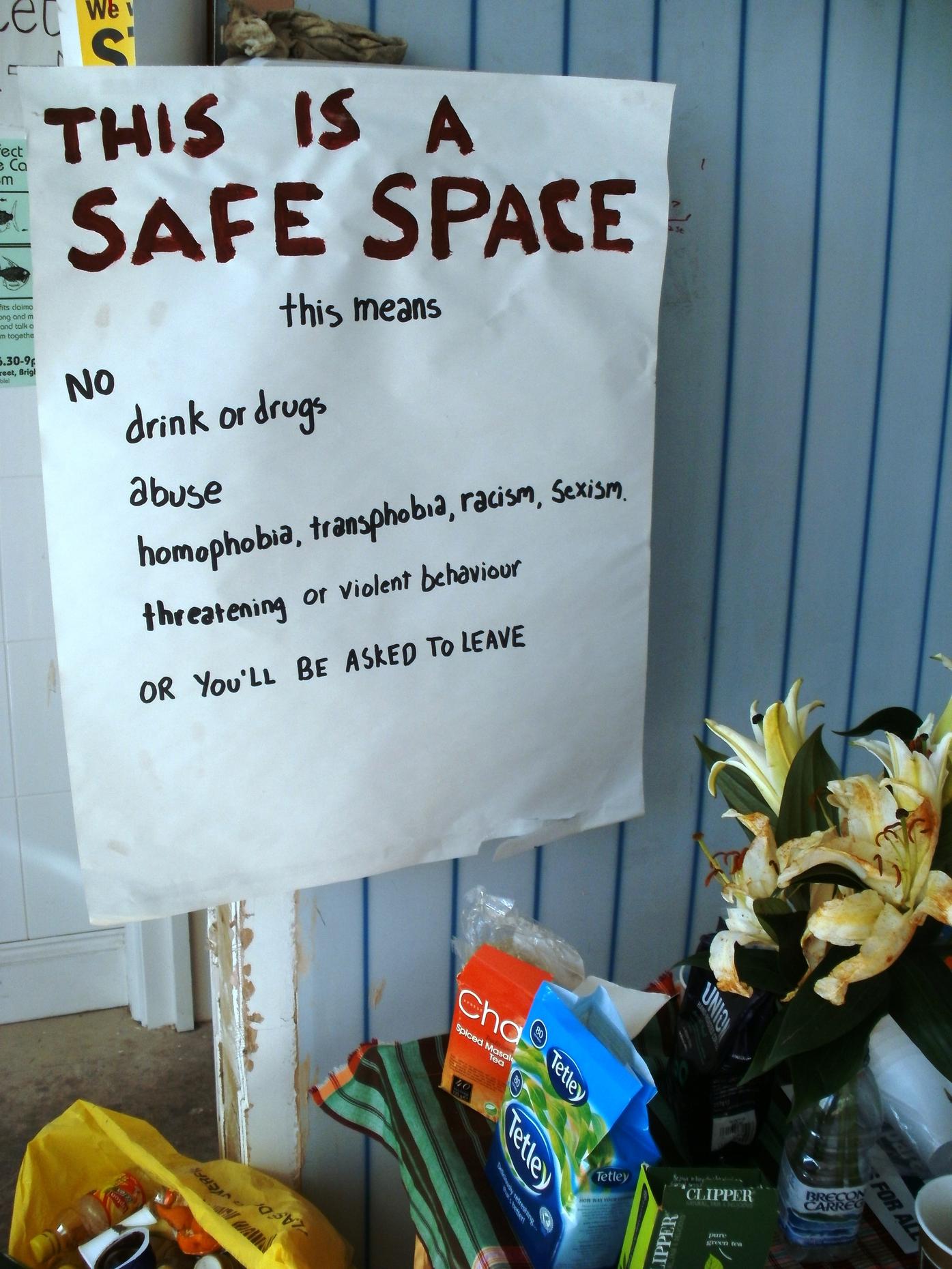 This Is Not a Safe Space