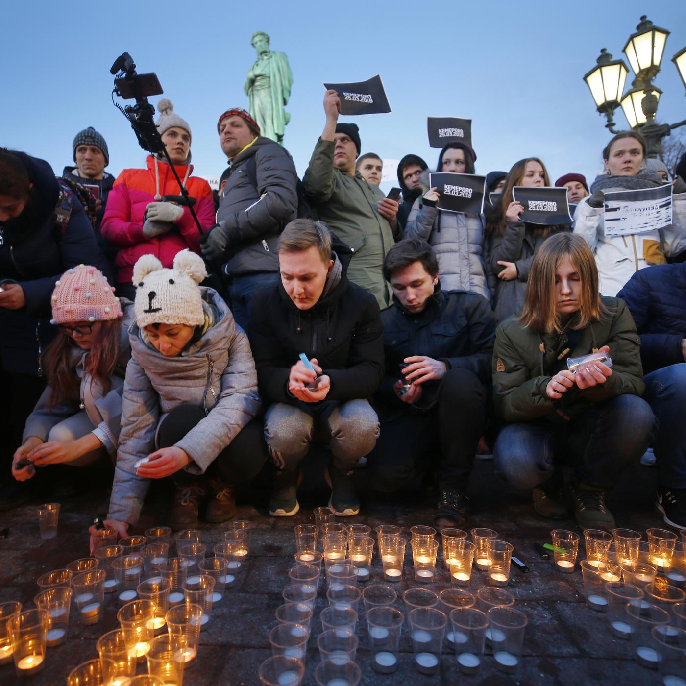 Thousands Protest in Russia After Mall Fire Claims 64 Lives