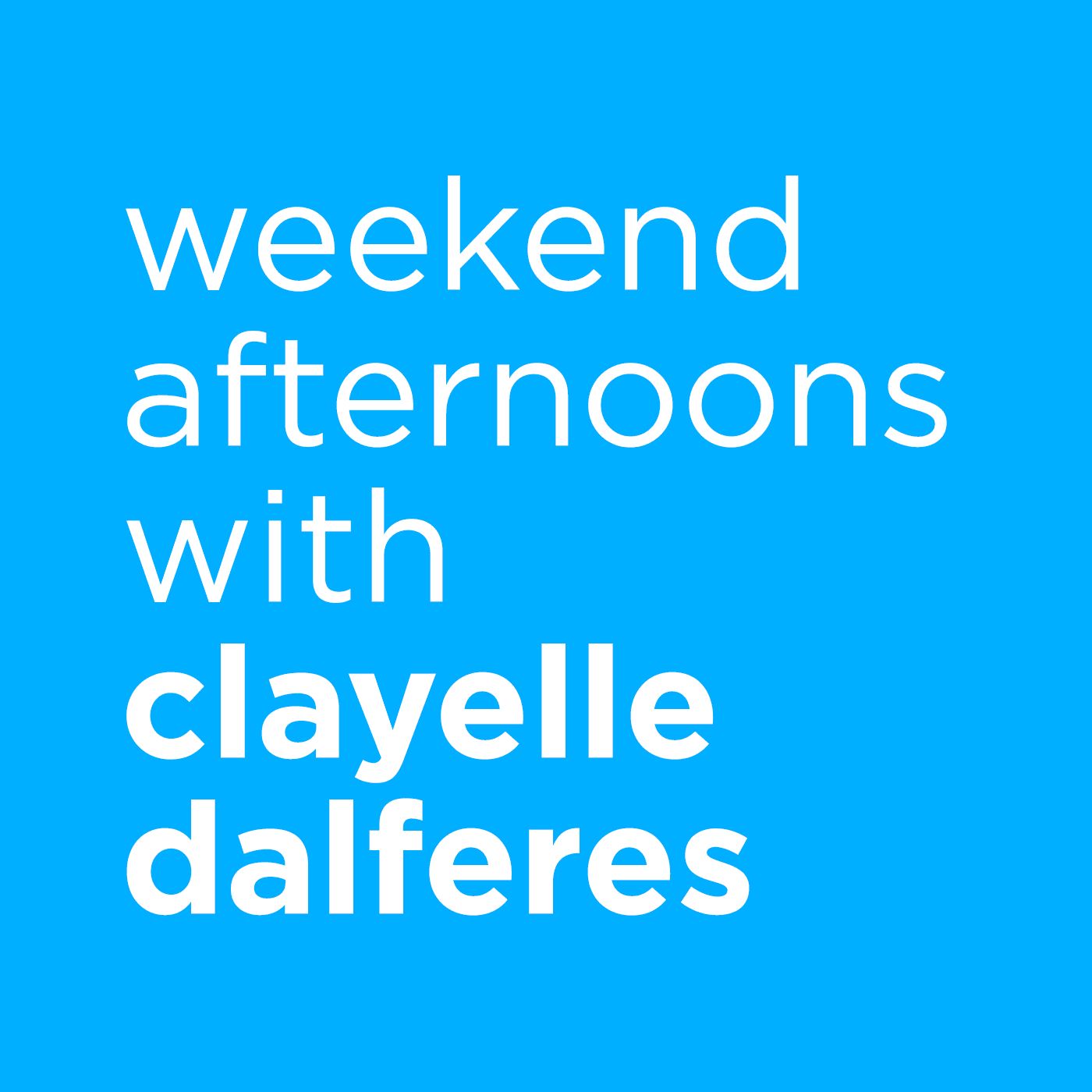 Weekend Afternoons with Clayelle Dalferes WQXR New York's Classical