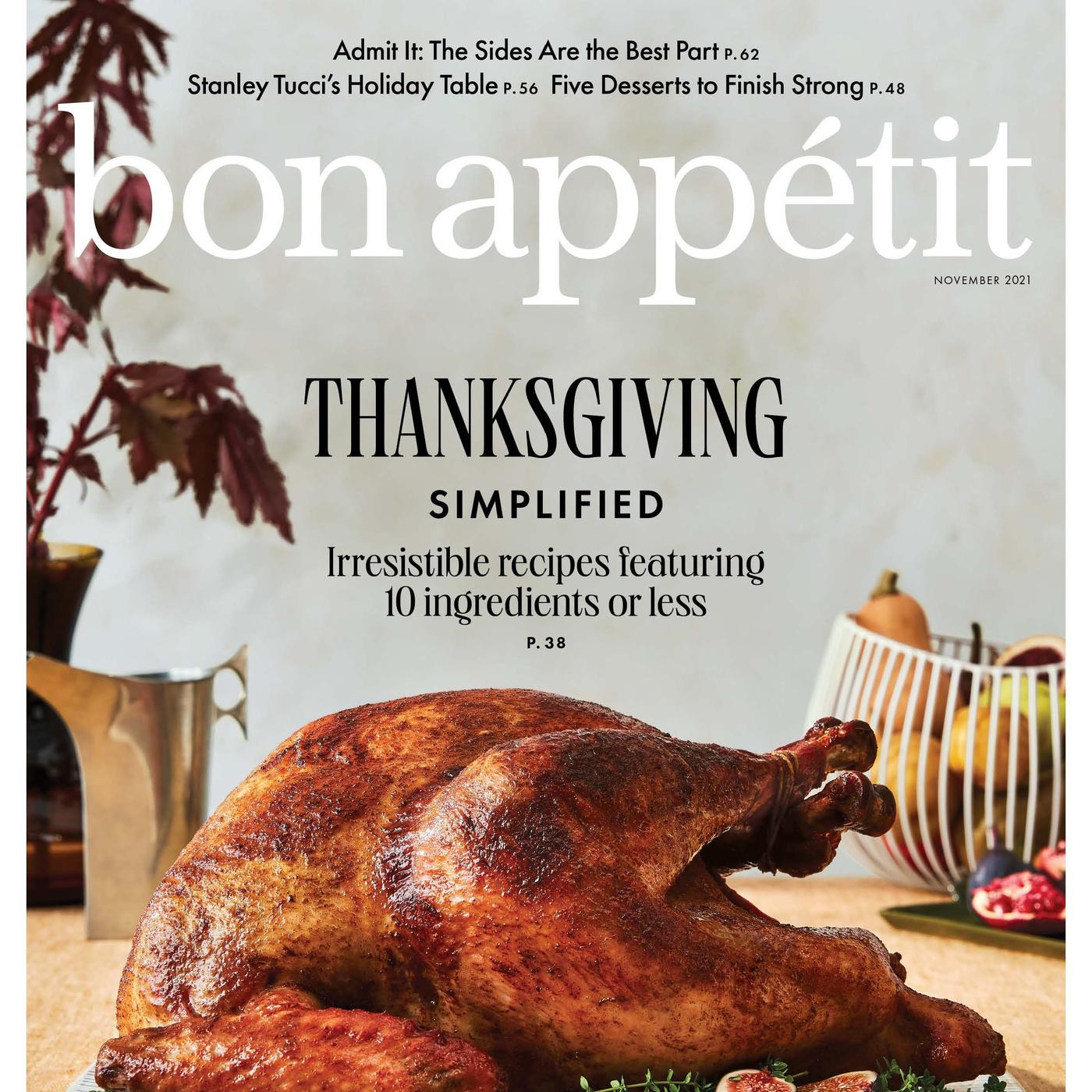 Thanksgiving Cooking with Bon Appetit