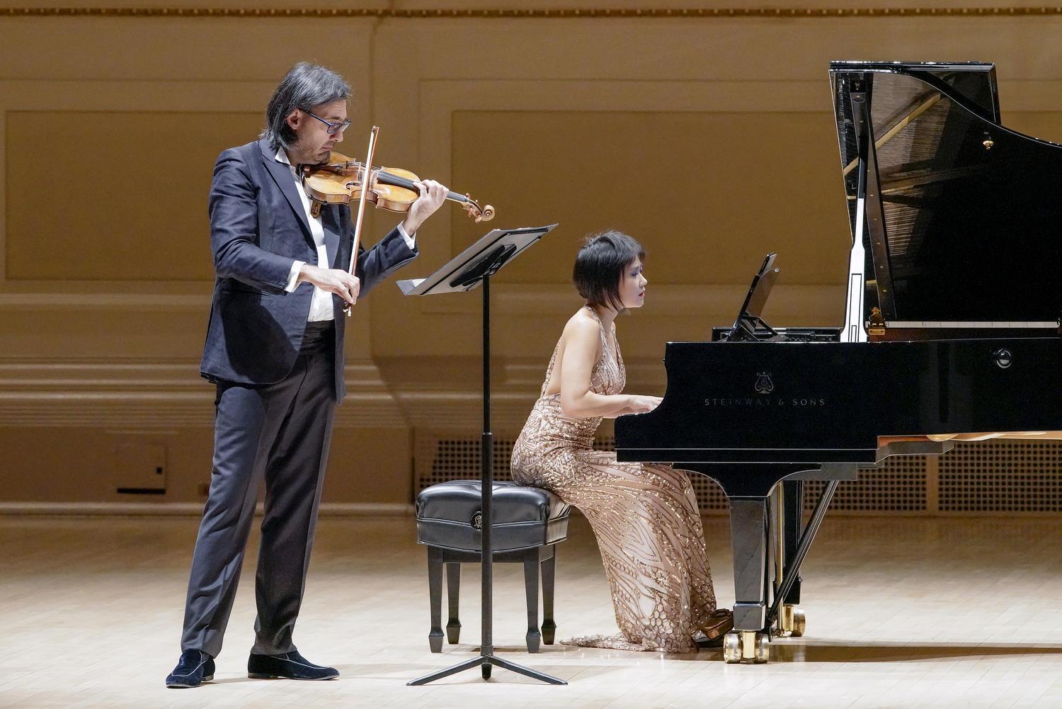 Dynamic Duo Leonidas Kavakos and Yuja Wang Carnegie Hall Live WQXR