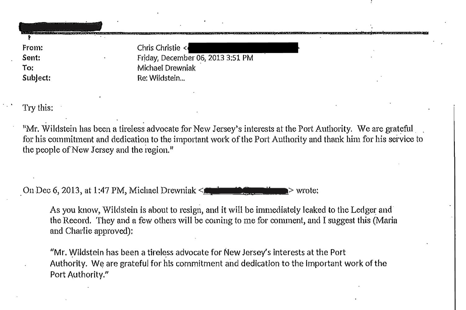 Christie Sent Government Emails from Private Account WNYC New York