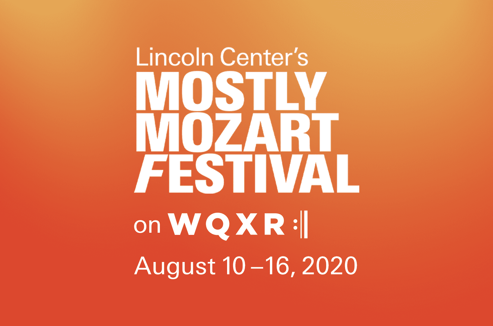 Mostly Mozart 2022 Schedule Mostly Mozart Festival Program Day 1 | Mostly Mozart On Wqxr | Wqxr