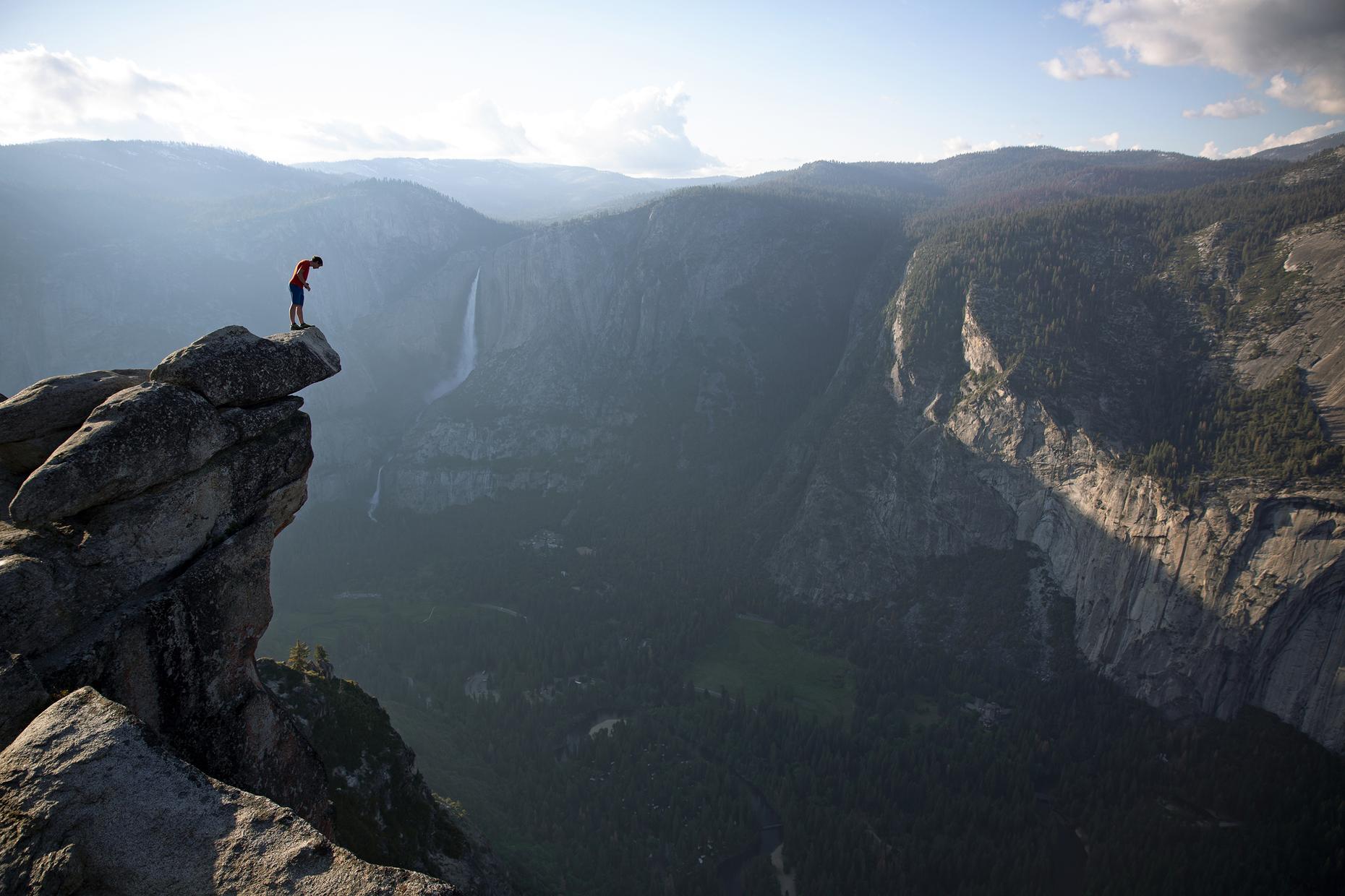 Скала el Capitan скалолаз