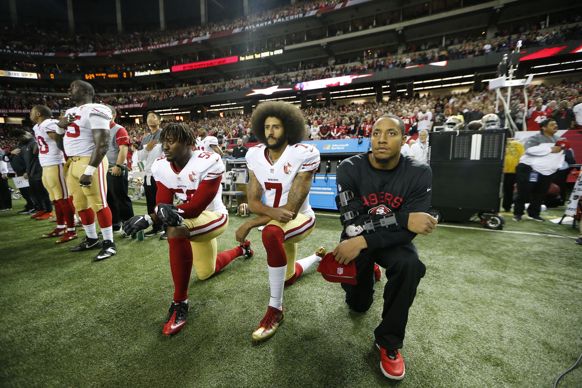 Colin Kaepernick Reverses On National Anthem Protests The Takeaway Wnyc