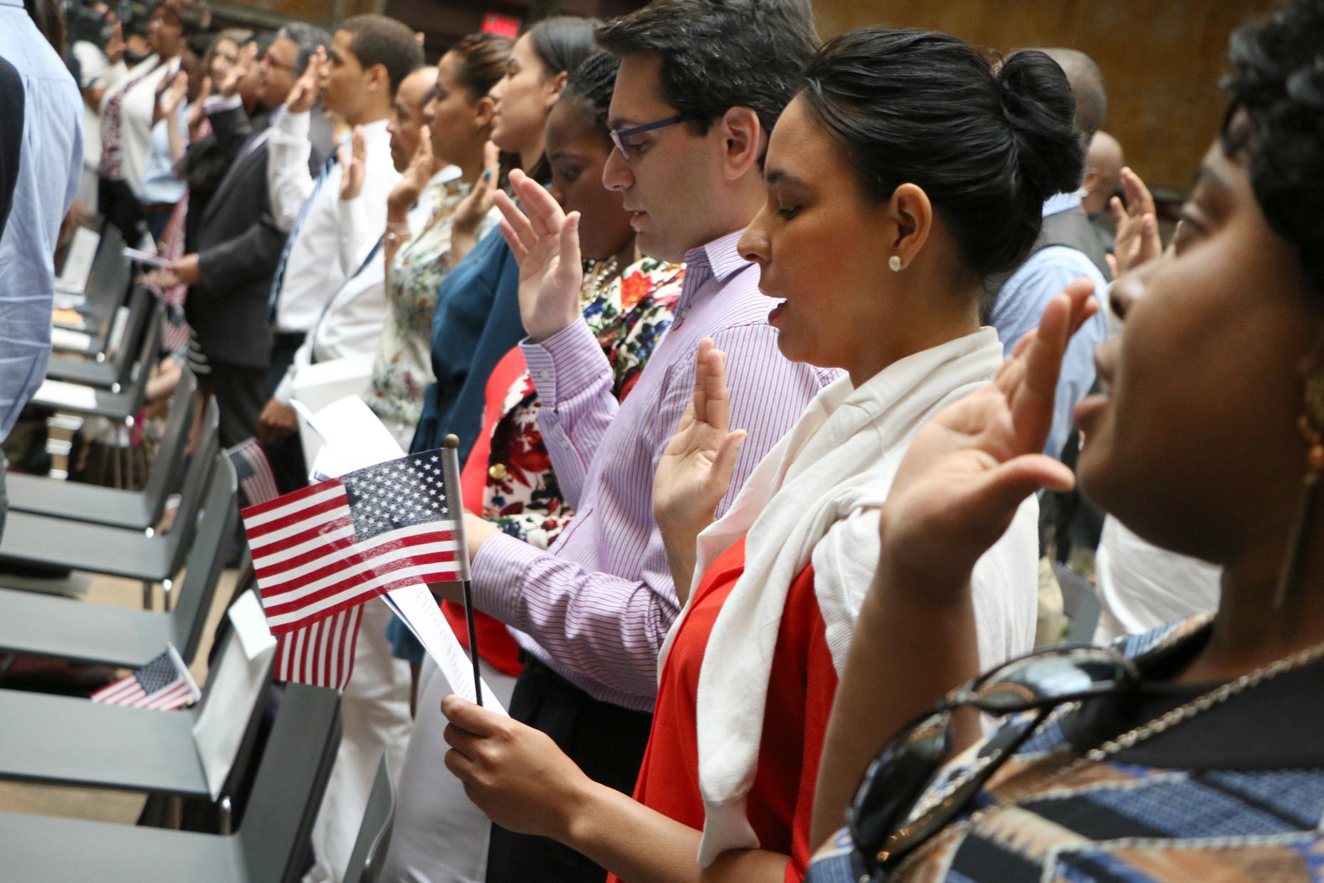 PHOTOS: 75 New Citizens Take Oath in Special Fourth of July Ceremony | WNYC | New York Public