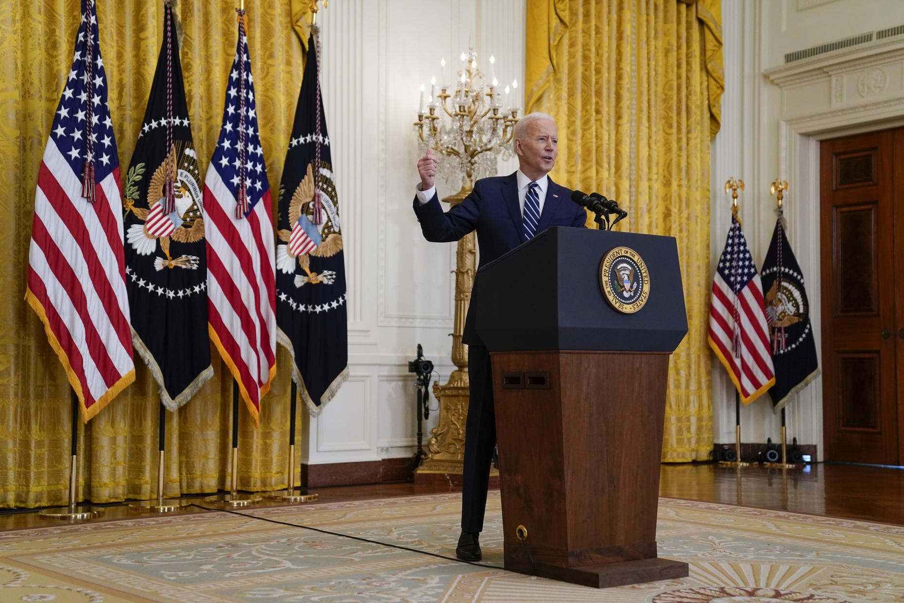 How The Press Handled President Biden's First News Conference | The ...