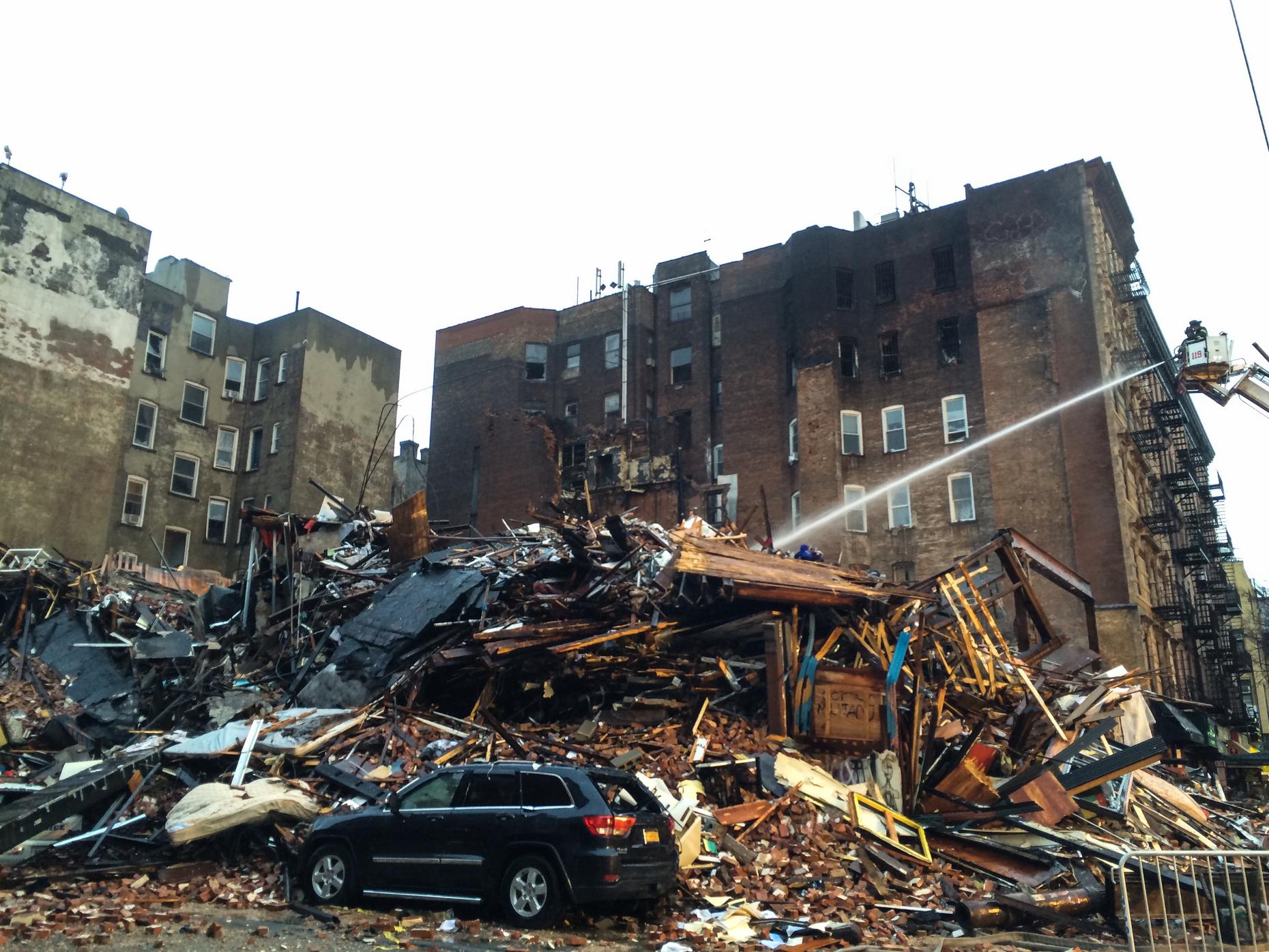 Three Buildings Collapse and 25 Injured in Suspected Gas Blast | WNYC ...