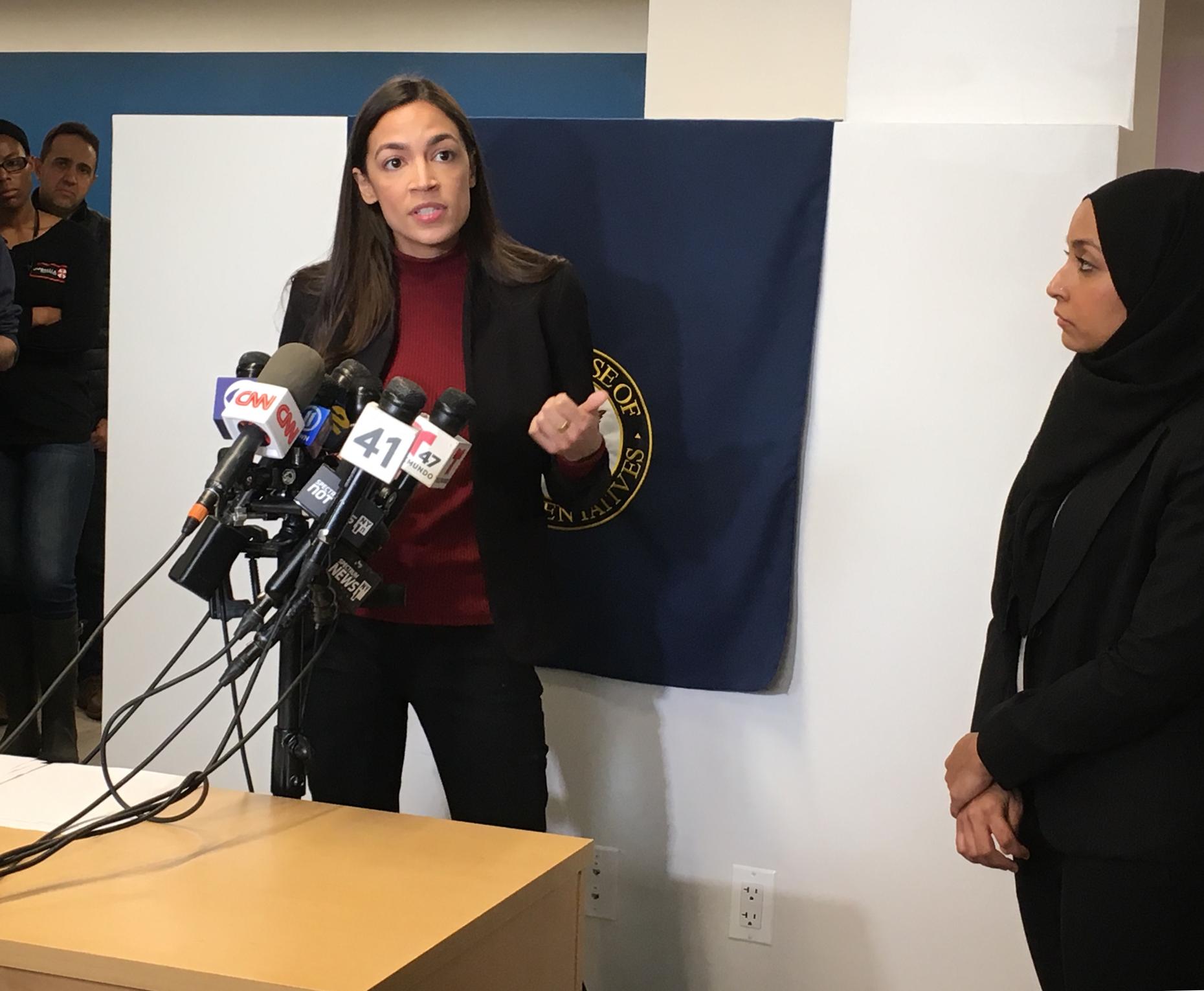 Rep Alexandria Ocasio Cortez Balances National Profile While Tackling District Issues Wnyc 