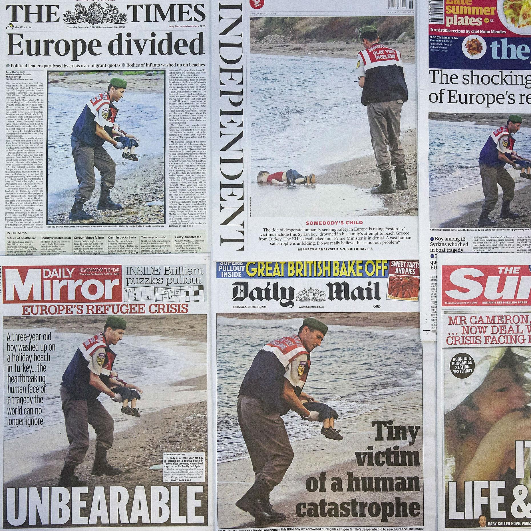 The Photo of Aylan Kurdi On the Media WNYC