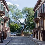 Sylvan Terrace, Albert Robinson Jr., 1833, Jumel Terrace Historic District, designated 1970