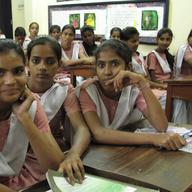 Students at Prerna Junior High