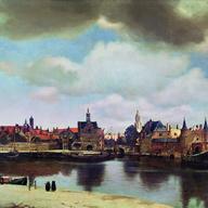 Johannes Vermeer, View of Delft, c. 1660–61. Oil on canvas, 96.5 x 115.7 (38 x 45 1/2) 